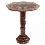 Кофейный стол из натуральных камней Лемезит и Яшма Natural Stone Tables варинант исполнения - 7 | Loft Concept в Саратове