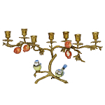 Бронзовый подсвечник на 7 свечей Eden Garden варинант исполнения - 1 | Loft Concept в Саратове