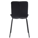 Стул черный с обивкой из велюра Black Archie Chair варинант исполнения - 4 | Loft Concept в Саратове