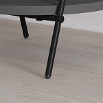 Стол приставной с 2-мя круглыми столешницами цвета антрацит ESSEL SIDE TABLE ANTHRACITE варинант исполнения - 2 | Loft Concept в Саратове