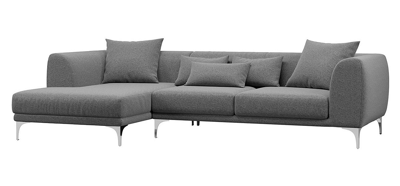 Диван серый угловой Брайан Brian Collection Диван серый угловой Брайан Brian Collection - Loft-Concept в Саратове