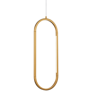 Овальный подвесной светильник Roll and Hill Gold