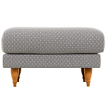 Мягкий пуф на деревянных ножках Garner Pouf Light варинант исполнения - 2 | Loft Concept в Саратове