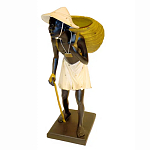 Фигурка африканского рабочего Plantation варинант исполнения - 1 | Loft Concept в Саратове