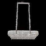 Люстра овальная с каскадом из прозрачного хрусталя Constant Sparks варинант исполнения - 3 | Loft Concept в Саратове