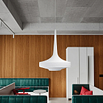 Подвесной вязаный белый светильник «Лампа Марракеша» варинант исполнения - 4 | Loft Concept в Саратове