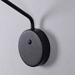 Бра с длинным чёрным металлическим каркасом Bendik Lighting варинант исполнения - 6 | Loft Concept в Саратове