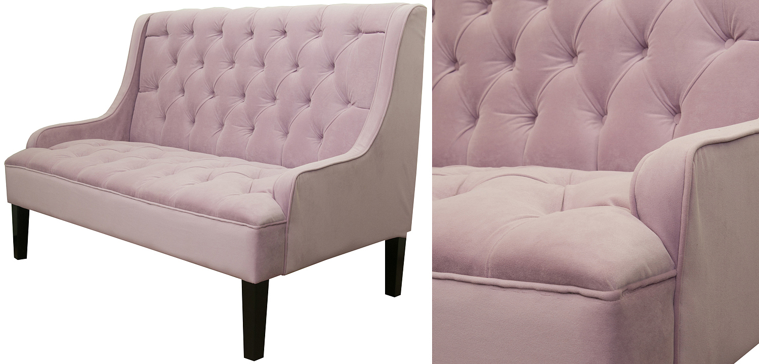 Диван Folket Sofa velour pink Диван Folket Sofa velour pink - Loft-Concept в Саратове