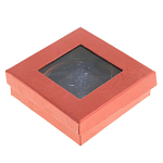 Зеркало карманное круглое двухстороннее из натурального камня Содалит в подарочной упаковке Gold Stone Mirrors варинант исполнения - 4 | Loft Concept в Саратове