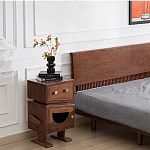 Тумбочка прикроватная с ящиком и дверцей Робот Robot Desk варинант исполнения - 8 | Loft Concept в Саратове