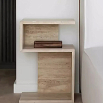 Дизайнерский журнальный стол фигурный с полками Gulip варинант исполнения - 1 | Loft Concept в Саратове