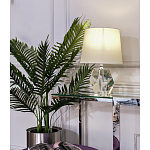 Настольная лампа с кремовым абажуром на граненном основании Crystal Facets варинант исполнения - 1 | Loft Concept в Саратове