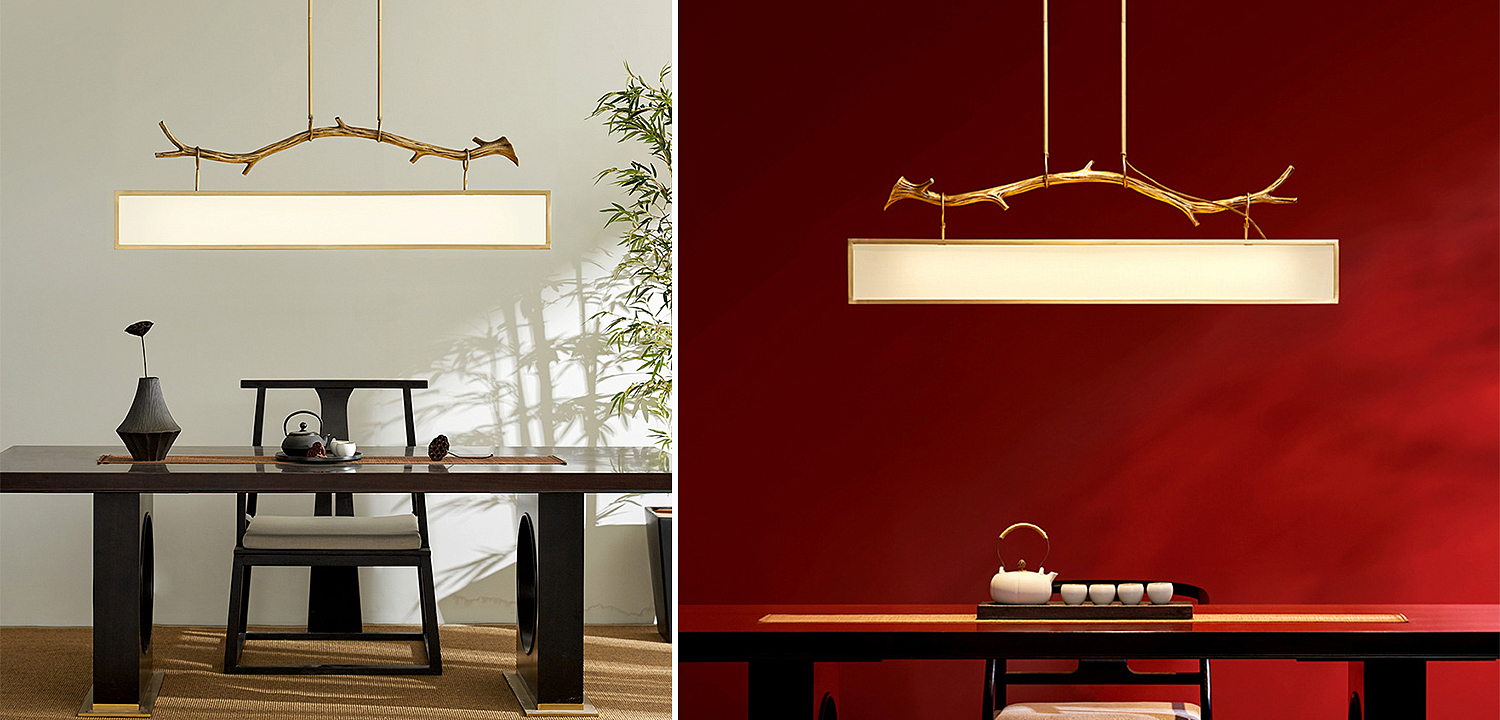 Дизайнерская прямоугольная люстра с золотой веткой Rectangular chandelier golden branch Дизайнерская прямоугольная люстра с золотой веткой Rectangular chandelier golden branch - Loft-Concept в Саратове