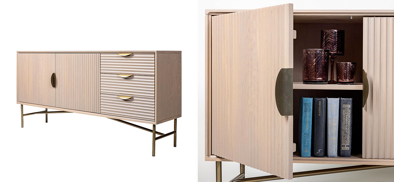 Комод Antique Order Бежевый Шпон Дуба Комод Antique Order Бежевый Шпон Дуба - Loft-Concept в Саратове