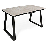 Стол обеденный раздвижной с прямоугольной бежевой столешницей Magali варинант исполнения - 1 | Loft Concept в Саратове