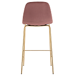 Барный стул на золотистых ножках VENDRAMIN Pink варинант исполнения - 5 | Loft Concept в Саратове