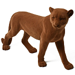 Декоративная статуэтка коричневый флок Сheetah Statuette варинант исполнения - 1 | Loft Concept в Саратове