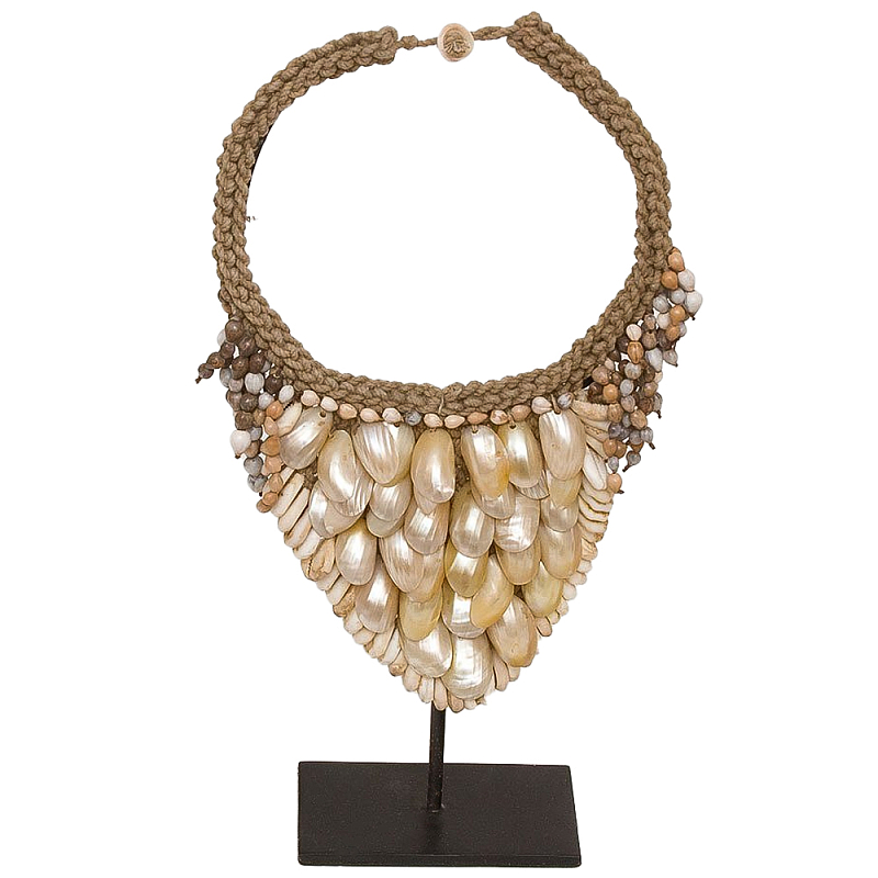 Этническое ожерелье с перламутровыми ракушками Mother of Pearl Shell Necklace Бежевый Перламутровый Этническое ожерелье с перламутровыми ракушками Mother of Pearl Shell Necklace Бежевый Перламутровый в Саратове | Loft Concept