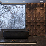 Гипсовая 3D панель с принтографией PM-22 варинант исполнения - 1 | Loft Concept в Саратове