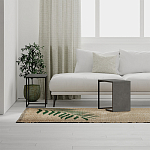 Комплект из 2-х приставных столов серого цвета из дерева ZIGOSH RETRO GREY варинант исполнения - 3 | Loft Concept в Саратове