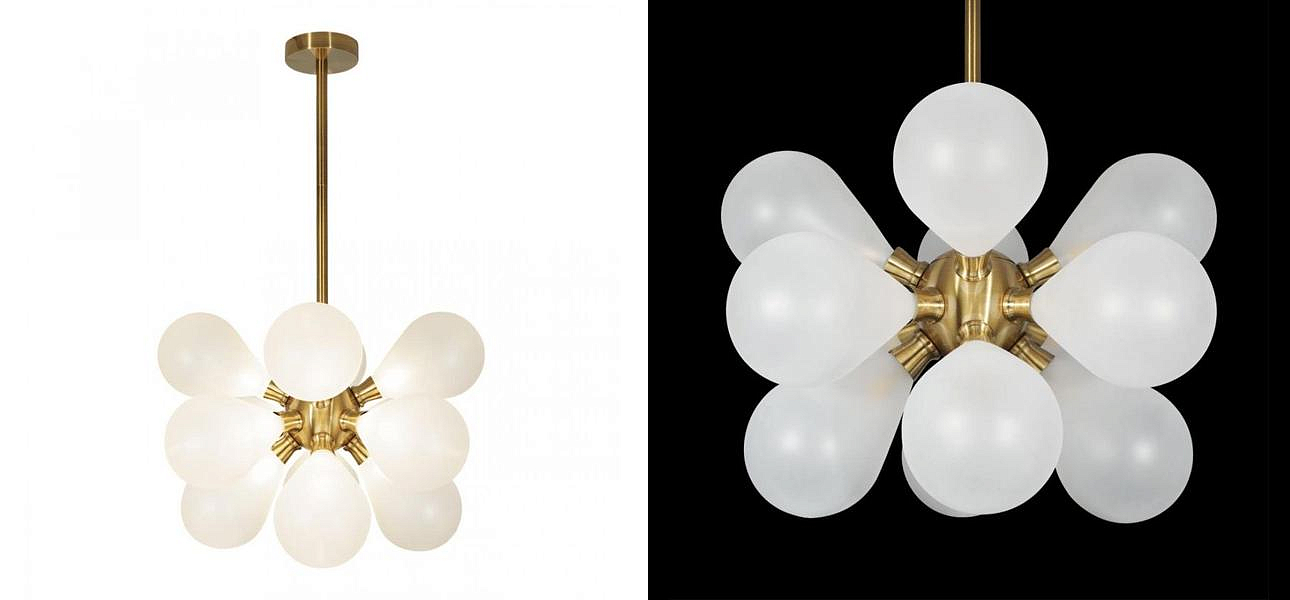 Люстра Simonet Chandelier White 50 см Люстра Simonet Chandelier White 50 см - Loft-Concept в Саратове