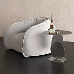 Дизайнерский журнальный стол с основанием из круглых элементов Lirod варинант исполнения - 2 | Loft Concept в Саратове