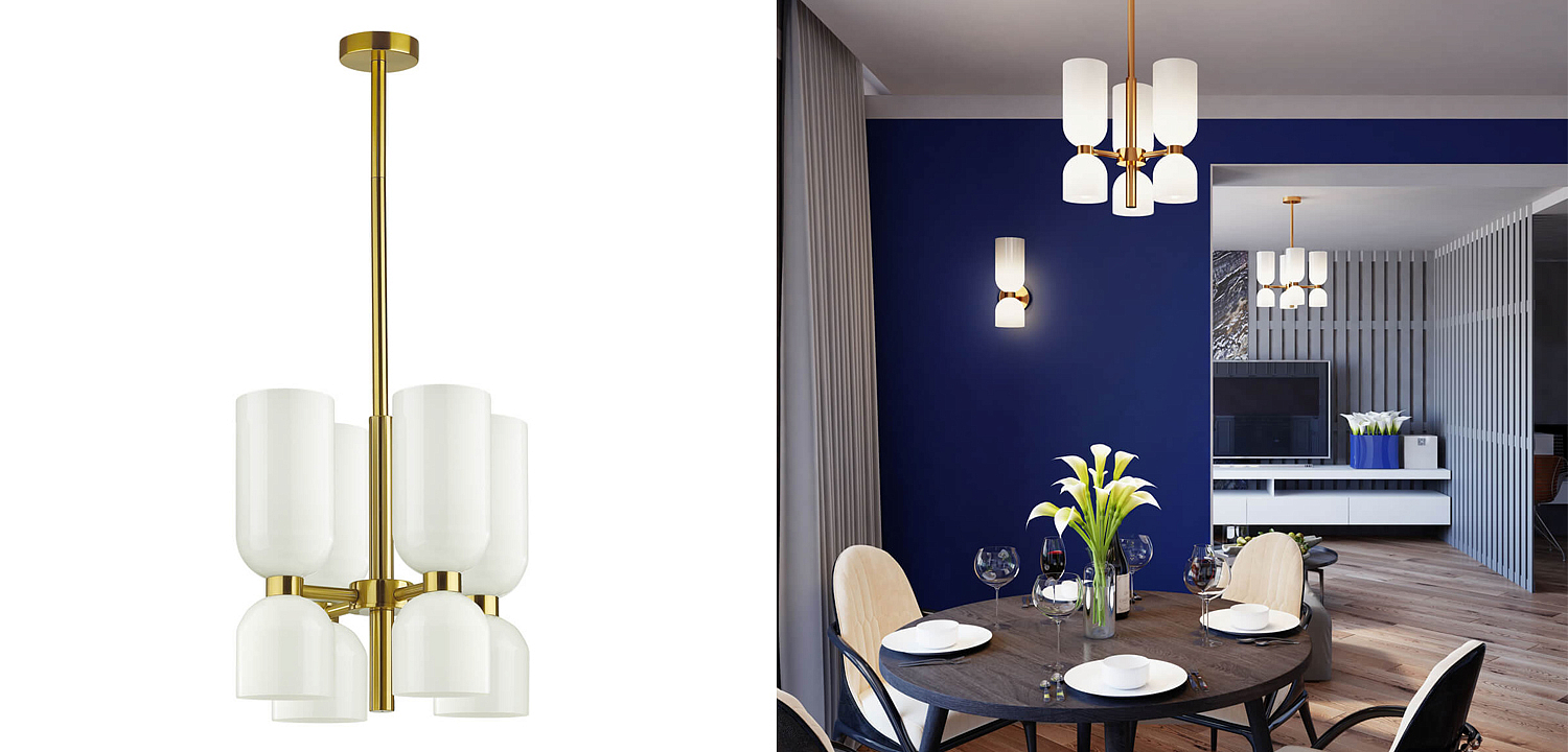 Люстра Lightmaker Studio Edie Chandelier 4 Люстра Lightmaker Studio Edie Chandelier 4 - Loft-Concept в Саратове