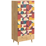 Шкаф с принтом The rebus of love варинант исполнения - 1 | Loft Concept в Саратове