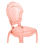 Прозрачный стул розовый LOUIS GHOST CHAIR Pink варинант исполнения - 4 | Loft Concept в Саратове