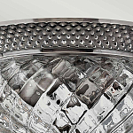 Потолочный светильник с чашеобразным плафоном из толстого волнообразного стекла и широким узорчатым основанием Hinkley варинант исполнения - 8 | Loft Concept в Саратове