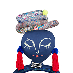 Кукла из одежды и павлопосадских платков Rusalka Blue Jeans варинант исполнения - 2 | Loft Concept в Саратове