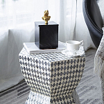 Мраморная шкатулка с бюстом из металла KELLY WEARSTLER варинант исполнения - 11 | Loft Concept в Саратове