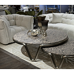 Стол журнальный круглый с узором Table Hypontic Pattern варинант исполнения - 6 | Loft Concept в Саратове