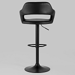 Барный стул черного цвета Strohach варинант исполнения - 4 | Loft Concept в Саратове