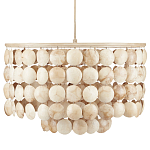 Люстра с каскадом из круглых декоративных элементов Texture Discs варинант исполнения - 3 | Loft Concept в Саратове