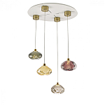 Подвесной светильник с прозрачным стеклянным плафоном округлой формы Effervia  варинант исполнения - 6 | Loft Concept в Саратове