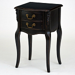 Тумба прикроватная из массива березы с 2-мя ящиками в стиле прованс Vintage варинант исполнения - 2 | Loft Concept в Саратове