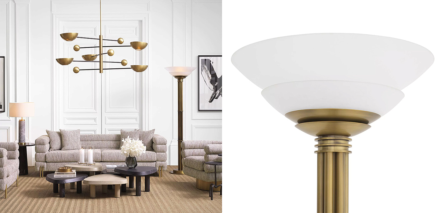 Торшер Eichholtz Floor Lamp Figaro Торшер Eichholtz Floor Lamp Figaro - Loft-Concept в Саратове