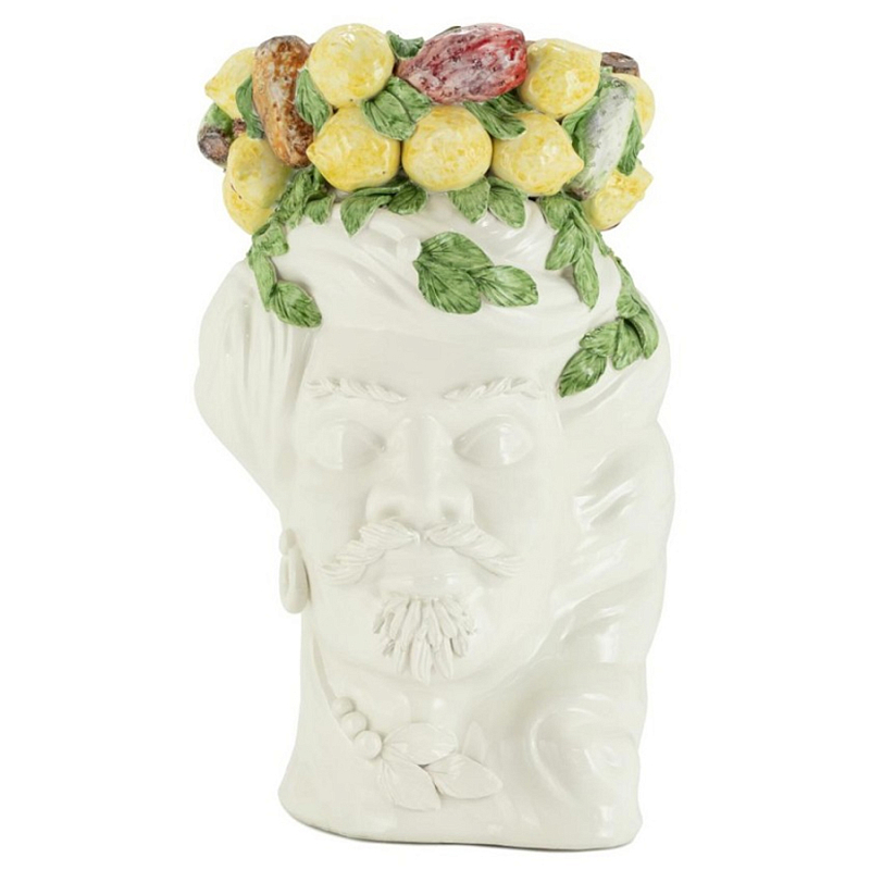 Ваза No Face Head Vase Man Big Белый Желтый Зеленый Ваза No Face Head Vase Man Big Белый Желтый Зеленый в Саратове | Loft Concept