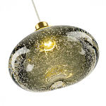 Подвесной светильник с прозрачным стеклянным плафоном округлой формы Effervia  варинант исполнения - 14 | Loft Concept в Саратове