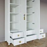 Большой шкаф с витриной Elsa Dreams White варинант исполнения - 3 | Loft Concept в Саратове