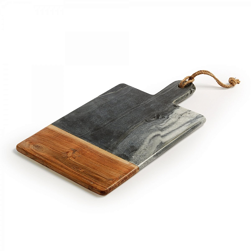 Разделочная доска Wood Strip Серый Коричневый в Саратове | Loft Concept 