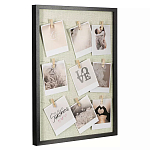 Рамка для фото с подсветкой c деревянными прищепками в комплекте Photo Backlight варинант исполнения - 1 | Loft Concept в Саратове