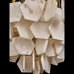 Люстра с фигурными подвесками из натурального камня Glowing Spheres варинант исполнения - 5 | Loft Concept в Саратове