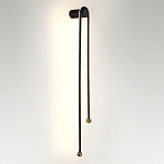 Бра черного цвета с изогнутым плафоном Luke Lampco Tracer Lamp варинант исполнения - 4 | Loft Concept в Саратове