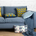 Чехол на подушку с двусторонним принтом и кисточками Ophelia Grove варинант исполнения - 6 | Loft Concept в Саратове