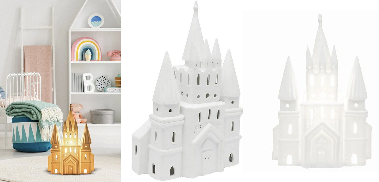 Настольная лампа для детей White castle Настольная лампа для детей White castle - Loft-Concept в Саратове