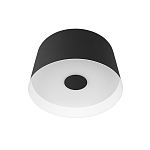 Потолочный светильник с цилиндрическим черным металлическим абажуром 20 Urban Dome варинант исполнения - 1 | Loft Concept в Саратове