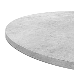 Стол обеденный с круглой светло-серой столешницей Harris Collection варинант исполнения - 5 | Loft Concept в Саратове