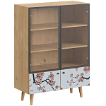 Витрина с изображением на дверцах Elise Cupboard варинант исполнения - 6 | Loft Concept в Саратове